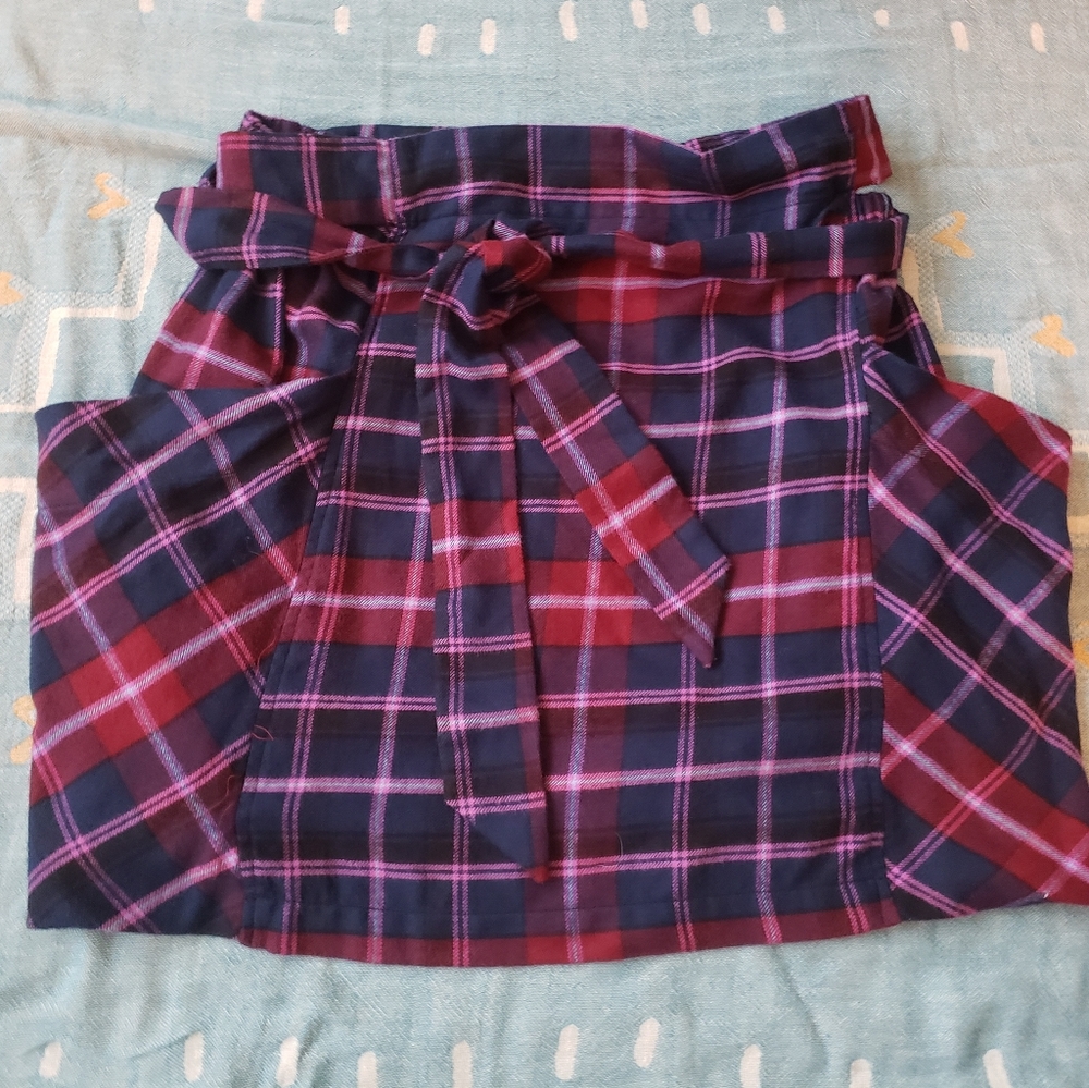 Plaid Flannel Mini Skirt Urban Outfitters Size Large